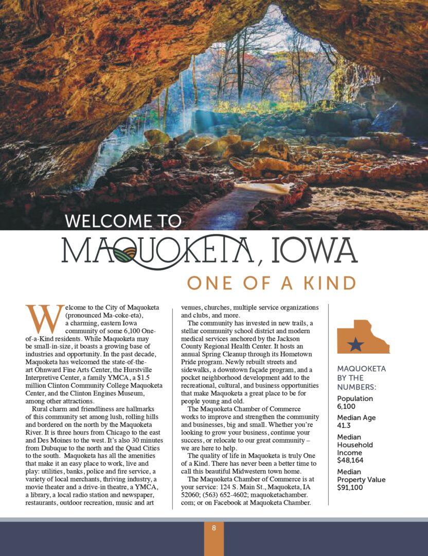 Community Guide Maquoketa Area Chamber of Commerce