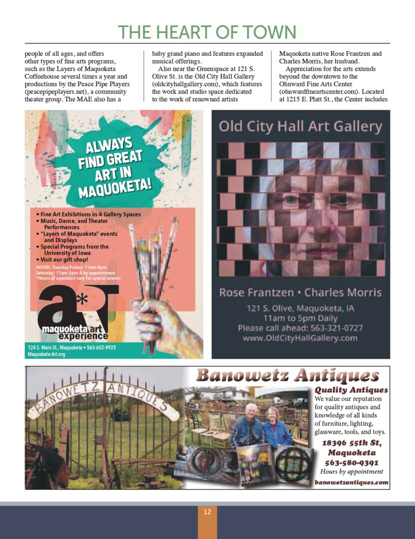 Community Guide Maquoketa Area Chamber of Commerce