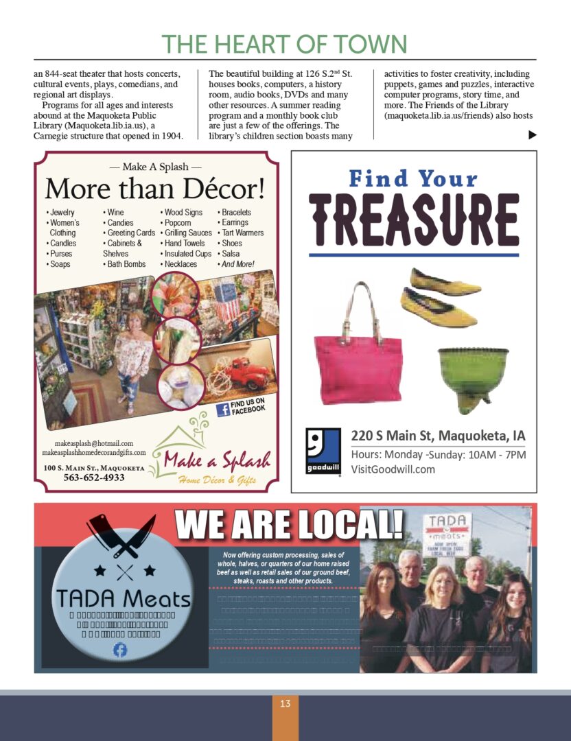 Community Guide Maquoketa Area Chamber of Commerce