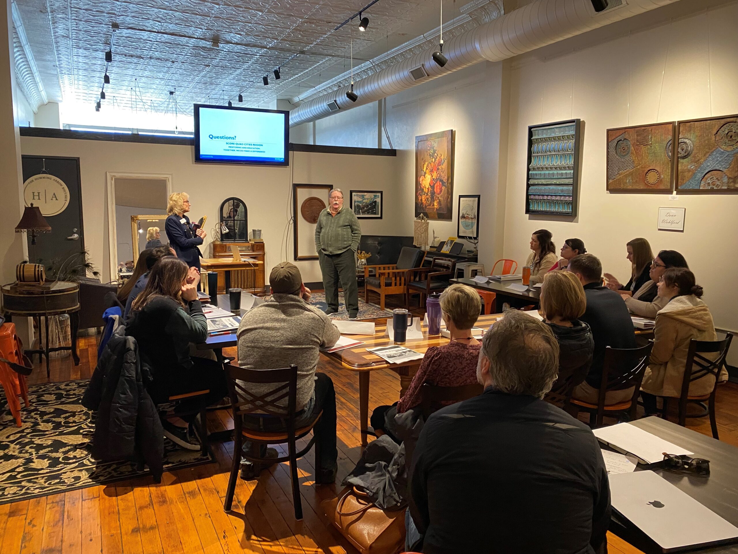 Small Business Administration & SCORE Mentors joined us to discuss financing