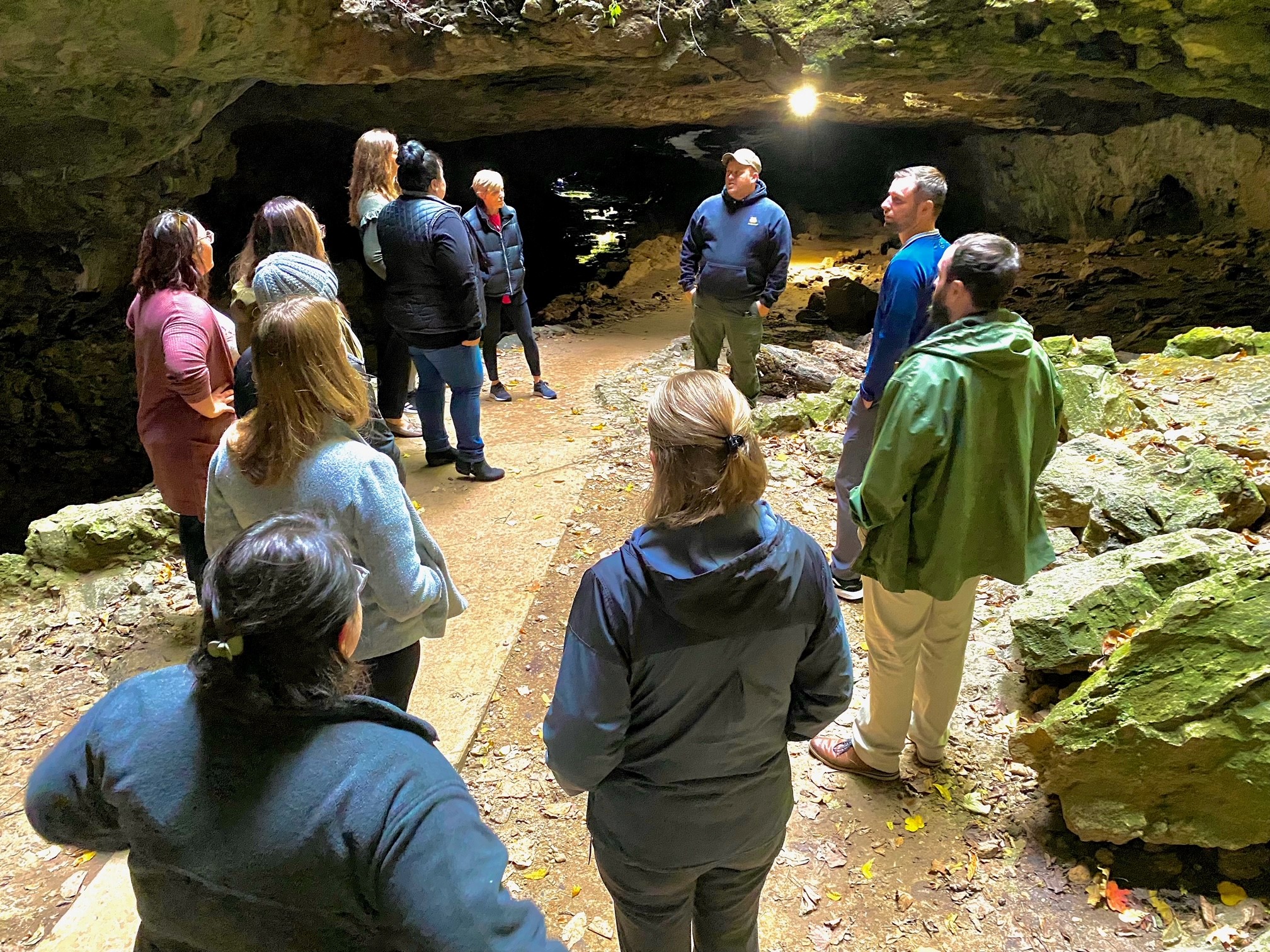 Maquoketa Caves State Park learning how this area park impacts economic development
